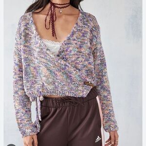 Urban Outfitters Stevie Gumdrop Wrap Cardigan‎ Small Nwt